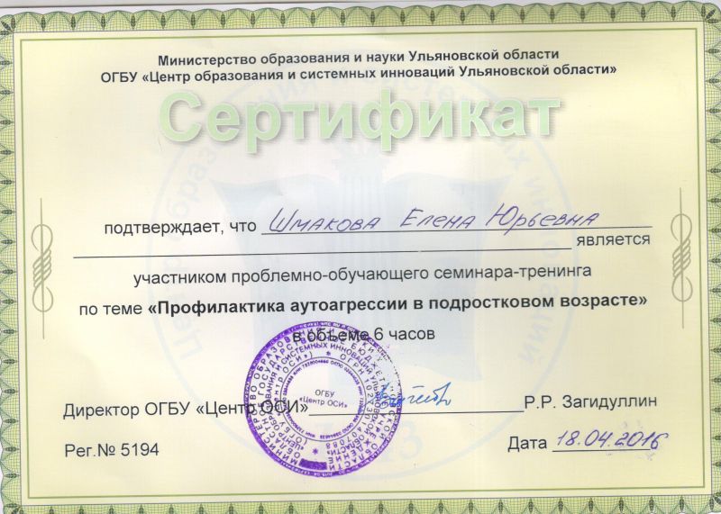 сертификат шмакова 001